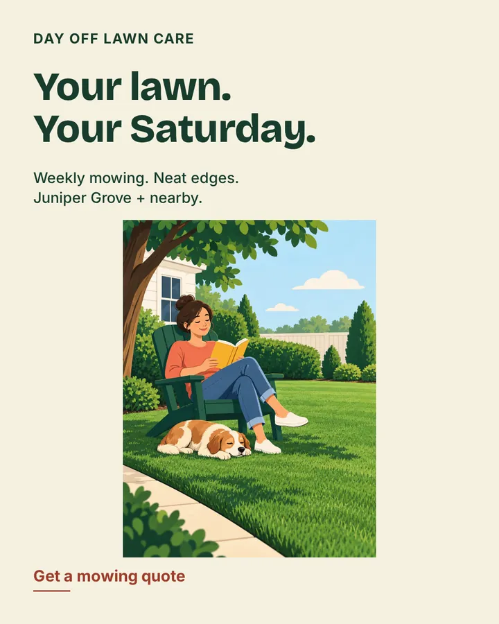 Day Off Lawn Care ad — Feed (4:5)